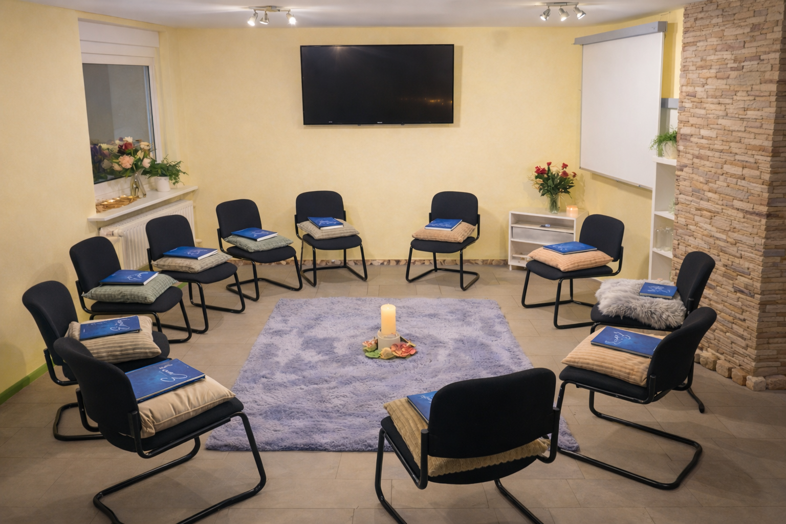 Reichlich Platz zum Tagen. Auch bei 15 Personen wird es sicher nicht eng.